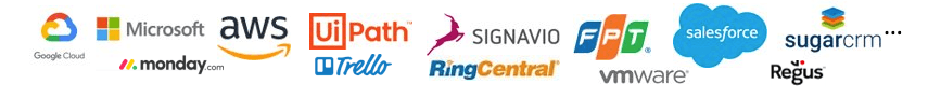 Logos: Government of Saskatchewan, Government of Canada, Farm Credit Canada, GM, RBC, Suncor Energy, Husky Energy, DUCA, ExxonMobil, Procom, Deloitte, OnX, TEKsystems, MarketView, Vtrac, S.i. Systems, TC Energy